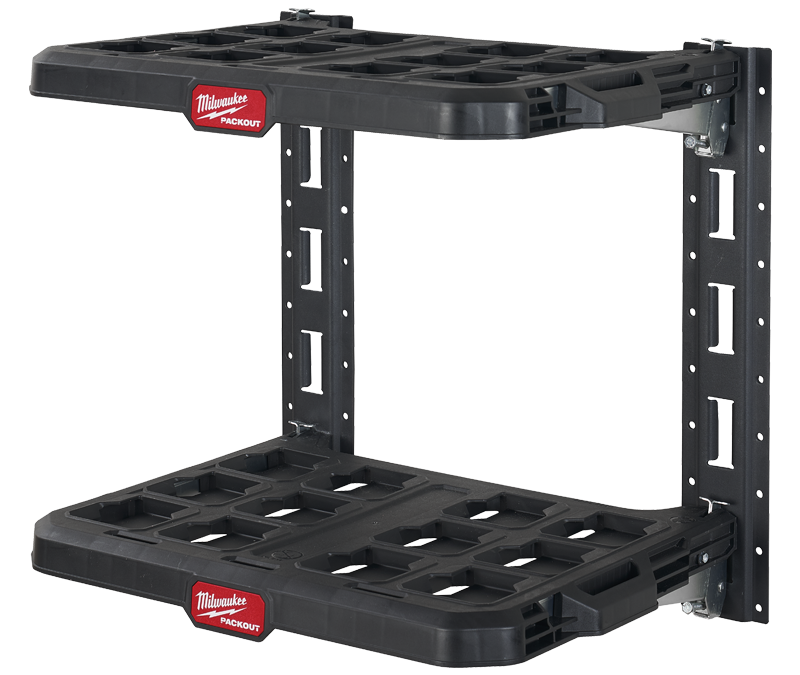 Milwaukee opberg systeem voor Pack out Box met 2 rekken